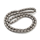 Electroplated Synthetic Non-magnetic Hematite Beads Strands G-Z032-I02-10B-2