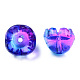 Transparent Spray Painted Glass Beads X-GLAA-N035-032-G01-4