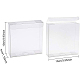 Foldable Transparent PET Boxes CON-WH0069-56-2