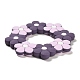 Perles focales en silicone à fleurs SIL-R145-01C-2