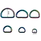 12 pz 6 stili di anelli di ferro a d FIND-SZ0001-14MC-5