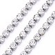 304 Stainless Steel Rhinestone Strass Chains STAS-T055-12P-A-2