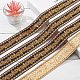 Ethnic Embroidery Polyester Flat Ribbons OCOR-WH0060-38D-4