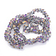 Chapelets de perles en verre électroplaqué EGLA-T003-6mm-I05-2