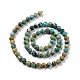 Chapelets de perles en turquoise de HuBei naturelle G-C009-A16-3