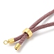Création de bracelets à cordon torsadé en nylon MAK-M025-137-2
