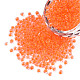 Bagliore nelle perle di semi di vetro trasparente luminoso scuro SEED-YWC0001-01C-1
