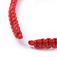 Création de bracelets de corde en nylon tressée X-AJEW-M001-11-4