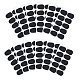 CHGCRAFT 120Pcs 3 Style Mouthpiece Cushion Silicone Mouthpiece Patches Thick Rubber Patches Pads for Saxophone Clarinet AJEW-CA0002-98-1