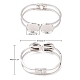 Accessoire de bricolage de bracelet en laiton MAK-WH0006-01S-2