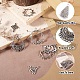 PandaHall Jewelry 60Pcs 15 Style Tibetan Style Alloy Chandelier Component Links FIND-PJ0001-26-5
