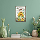 CREATCABIN Sunflower Metal Tin Sign Wall Art Vintage Wall Decor Hummingbird Poster Vintage Retro Plaques Paintings Summer Spring for Home Kitchen Living Room Bedroom Coffee Bar Decorations 8 x 12 Inch AJEW-WH0157-631-5