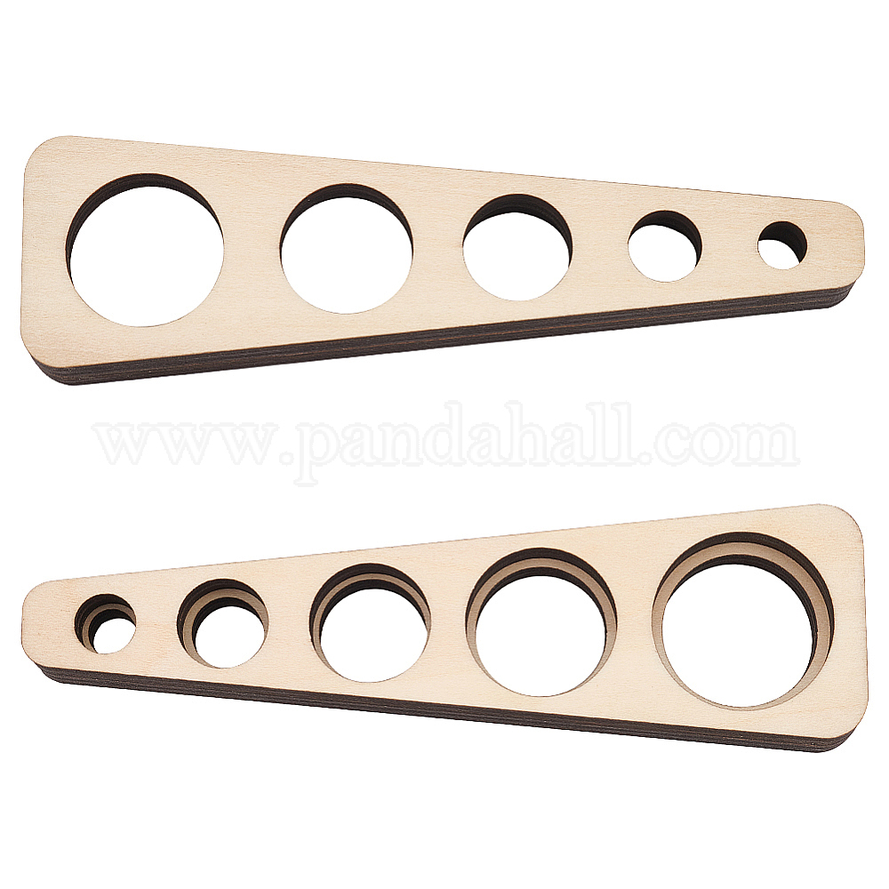 PH PandaHall 2pcs Outil D'Insertion D'Yeux De Sécurité En Bois - Parfait Pour Fixer Yeux Et Rondelles Amigurumi Crochet