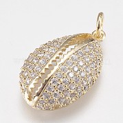 Латунные микро проложить кубического циркония подвески KK-I614-067G2