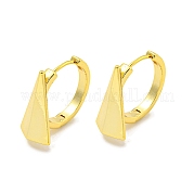 Brass Hoop Earrings EJEW-L211-007G