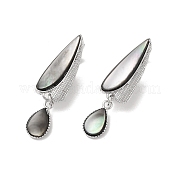 Застежки-капли из латуни с откидной крышкой KK-Z073-35P-02