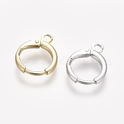 Латунные серьги-обручи KK-L179-04-A