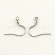 304 Stainless Steel French Earring Hooks STAS-R063-31