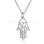 Не тускнеющие подвески из нержавеющей стали 201 NJEW-T009-JN135-40-1