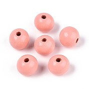 Круглые бусины из натурального дерева схима WOOD-A018-14mm-27