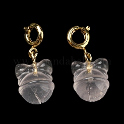 Украшения из натурального розового кварца G-R489-06G