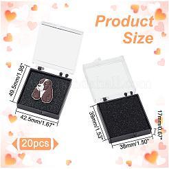 Пластиковая коробочка с губкой&nbsp;CON-WH0106-12A