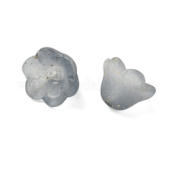 Perlenkappe aus mattiertem Glas&nbsp;FGLA-C001-01I
