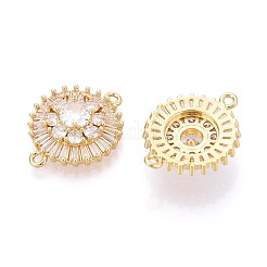 Латунные подвески из прозрачного кубического циркония&nbsp;KK-N284-21G