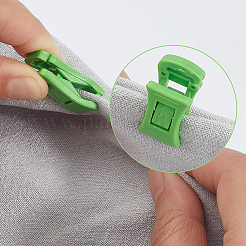 25шт. 5-х цветные пластиковые ветрозащитные клипсы&nbsp;AJEW-CN0004-85