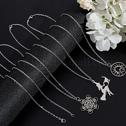 30 шт. набор из цепочек с плоским кабелем из нержавеющей стали 304 для мужчин и женщин&nbsp;STAS-BBC0004-99B