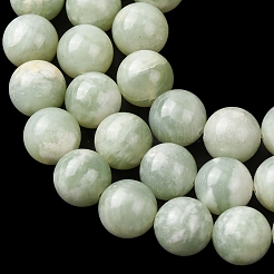 Природного нефрита Xiuyan бисер нитей&nbsp;G-H343-D13-14mm