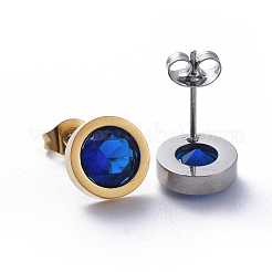 Серьги-гвоздики из нержавеющей стали 304 STAS-D0001-04B