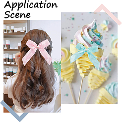 40 шт. 4-х цветные банты из полиэстера&nbsp;DIY-SP0004-80