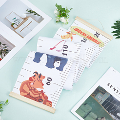 Съемная таблица роста с рисунком Aniaml для детей&nbsp;AJEW-WH0165-70B