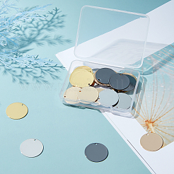 40шт 4 цвета латунные подвески KK-BC0001-70