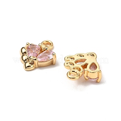 Латунные микро проложить кубического циркония подвески&nbsp;KK-A259-16G