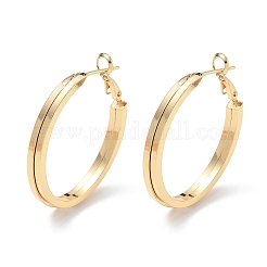 Grandes boucles d'oreilles en laiton pour femmes&nbsp;KK-CBA4112-07G