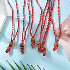 Изготовление ожерелий из вощеного полиэфирного шнура с регулируемой длиной NJEW-TAC0029