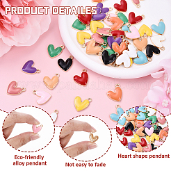 55шт 11 цвета подвески из цинкового сплава&nbsp;FIND-YW0007-42