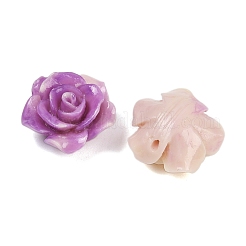 Синтетический коралл 3 г цветок розы бисер&nbsp;CORA-A005-14mm-27