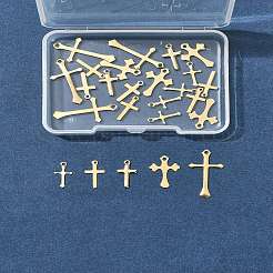 25шт 5 стиля латунные подвески KK-FS0001-51G