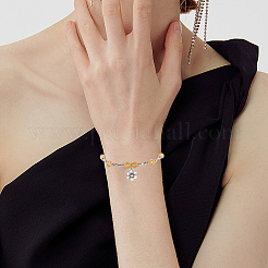 60шт 2 цвета латунные бусины KK-BBC0019-65