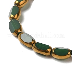 Стеклянные бусины с гальваническим покрытием  X-EGLA-P061-02A-02