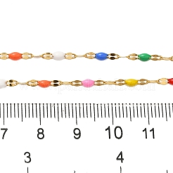 Ионное покрытие (ip) 304 нержавеющая сталь эмаль овальные точечные цепи CHS-G037-01G