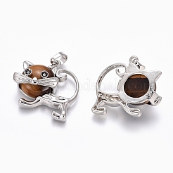 Кулоны с тигровым глазом&nbsp;G-J386-C08