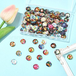 2 пакетик стеклянных кабошонов&nbsp;GGLA-YW0001-25