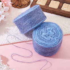 Сегментированная окрашенная пряжа для вязания DIY-TAC0033-03C