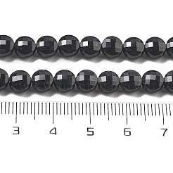 Натуральные бусины из черного оникса (окрашенные и нагретые)&nbsp;G-C179-A10-02