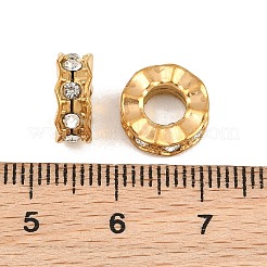 304 Edelstahl Strass europäische Perlen&nbsp;RB-CBA72D5-01G