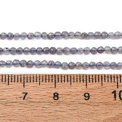 Природные иолит нитей бисера G-D320-A01-2mm